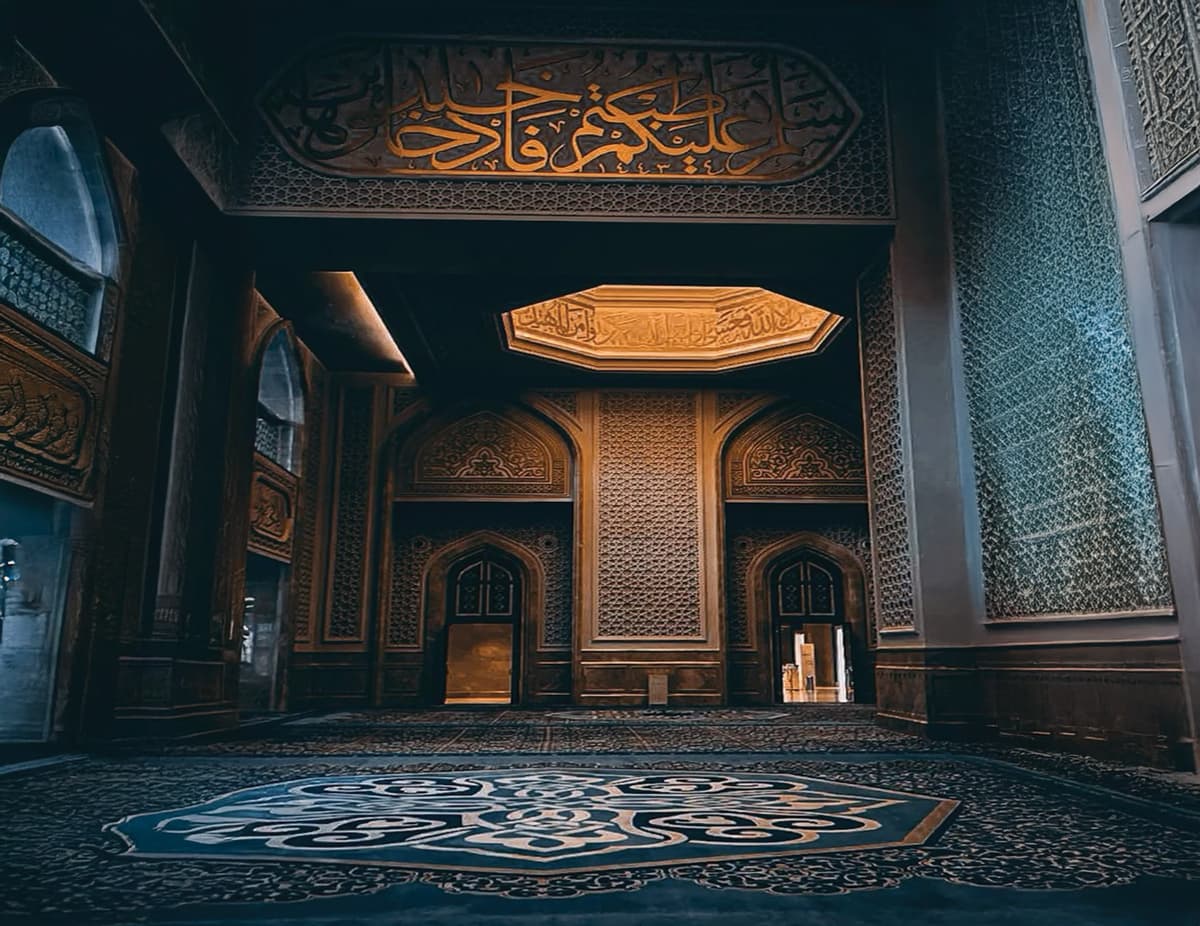 Student reading in library